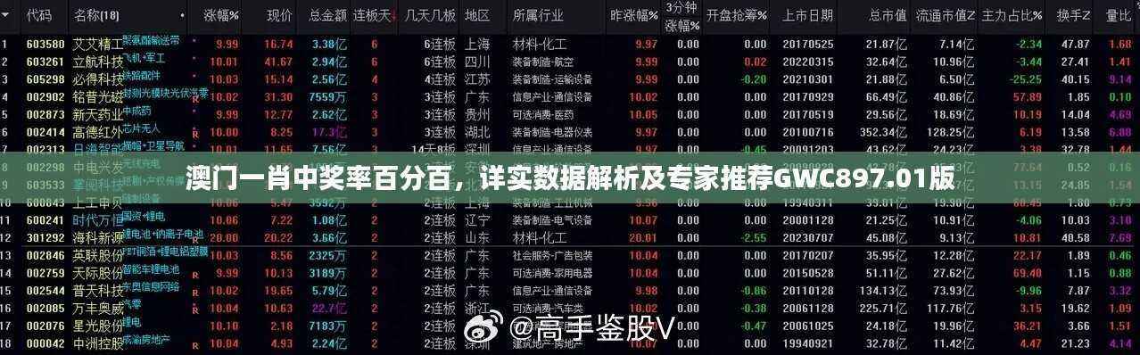 澳门一肖中奖率百分百,详实数据解析及专家推荐GWC897.01版