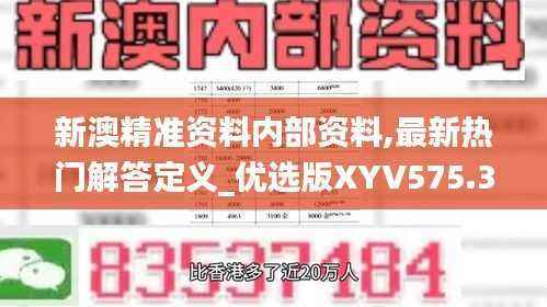 新澳精准资料内部资料,最新热门解答定义_优选版XYV575.32