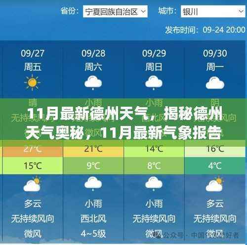 揭秘德州天气奥秘,最新气象报告与德州十一月天气展望