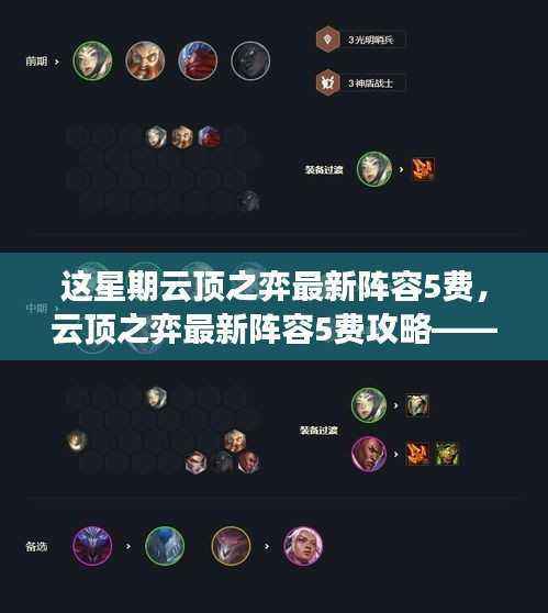 云顶之弈最新阵容攻略,本周热门组合与战术解析——聚焦五费英雄组合
