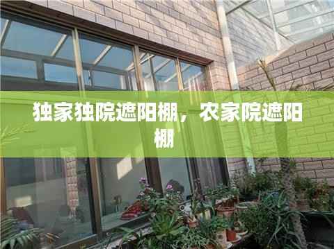 独家独院遮阳棚,农家院遮阳棚