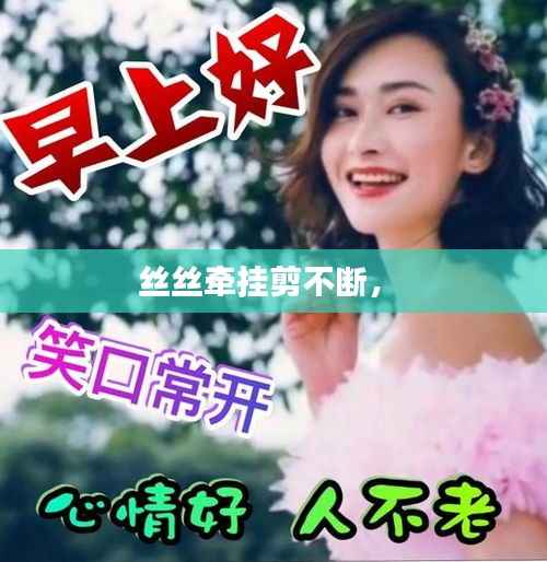 丝丝牵挂剪不断,