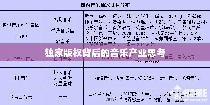 独家版权背后的音乐产业思考