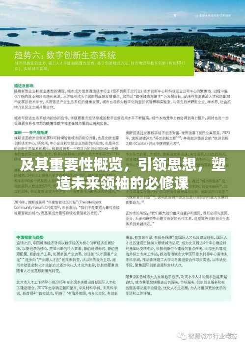 及其重要性概览,引领思想,塑造未来领袖的必修课
