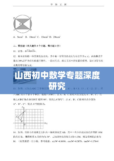 山西初中数学专题深度研究
