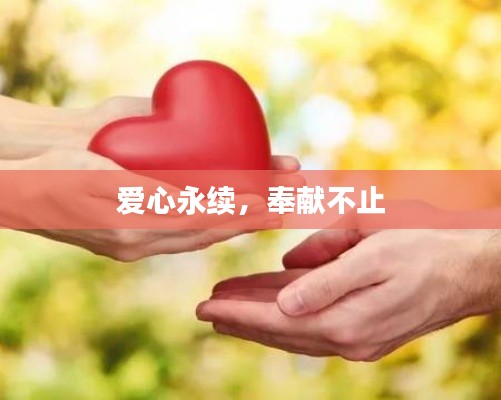 爱心永续,奉献不止